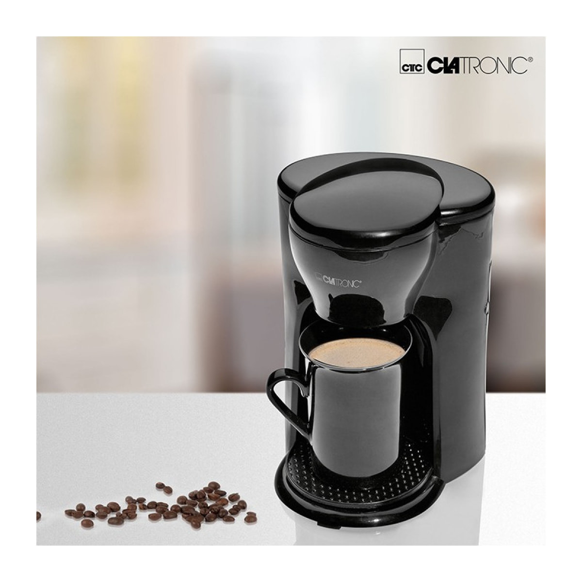 Cafetière 1 tasse Clatronic KA 3356 Noir