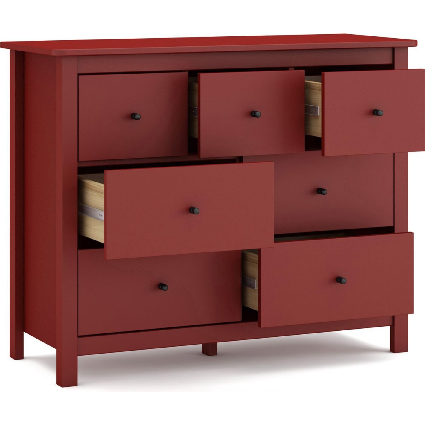 Commode 7 tiroirs en bois massif - MACHA