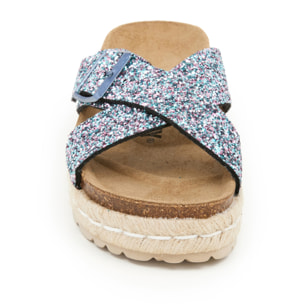 SANDALO CON ZEPPA BILLOWY BLU