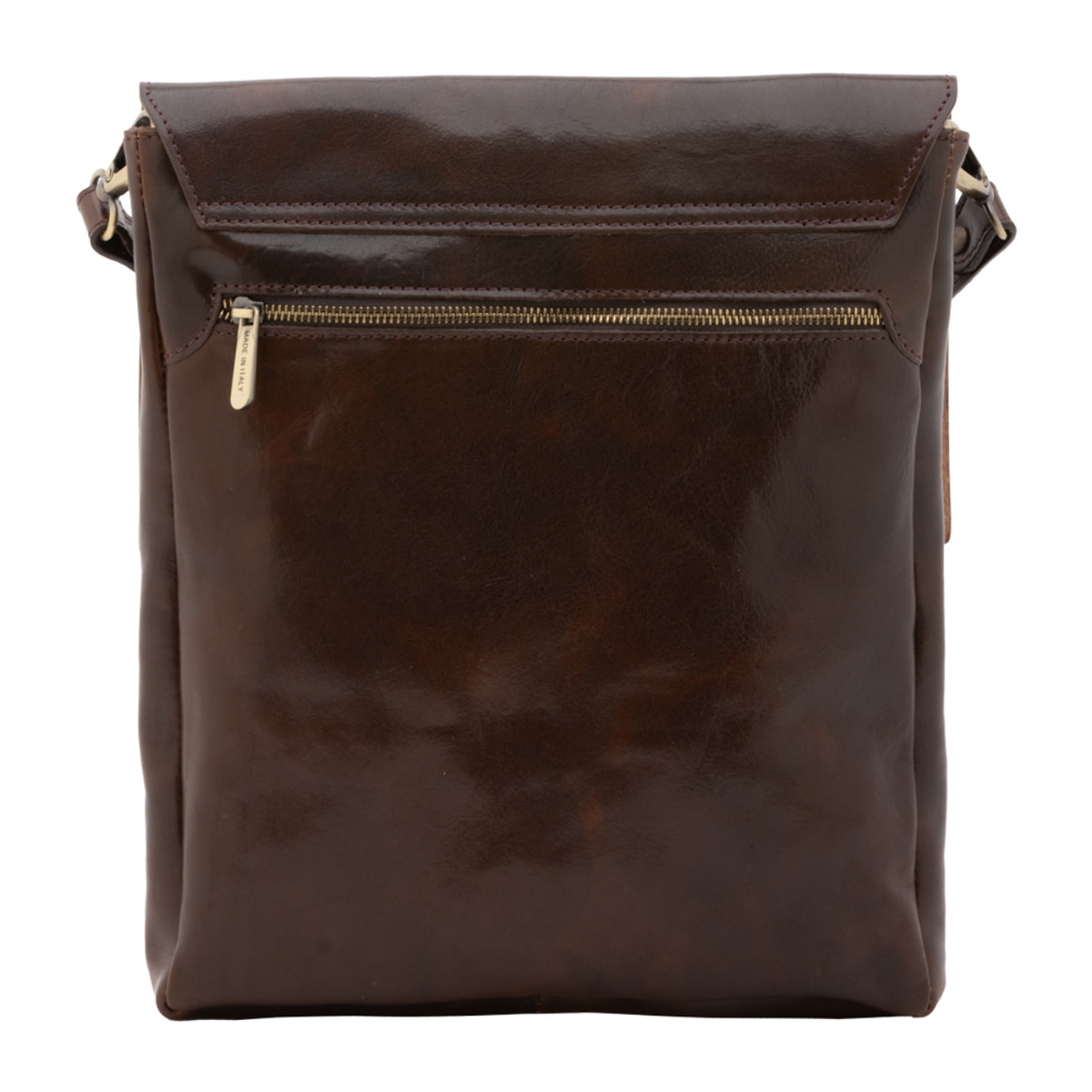 Borsa a tracolla  da uomo In Vera pelle Made in Italy 31x35x4 cm