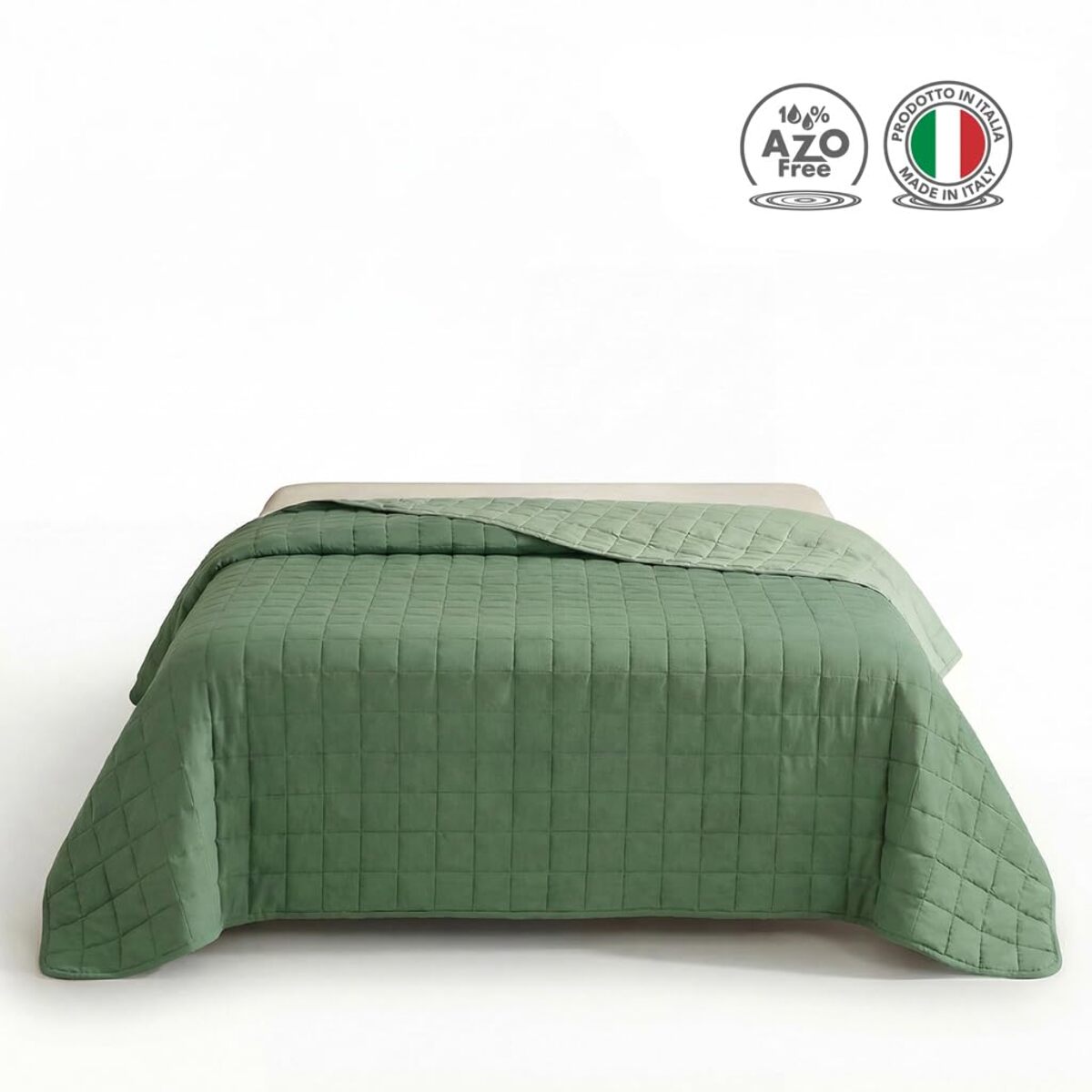 Copriletto una piazza e mezza estivo leggero double face 210x260 cm, trapunta estiva traspirante e morbida, coperta primaverile elegante e moderna, design reversibile per doppio stile, ideale per stagione calda, resistente e facile da lavare