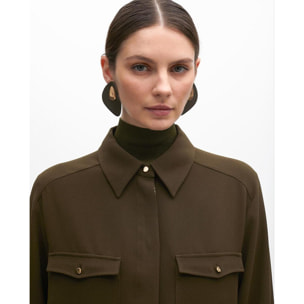 Sovracamicia con tasche