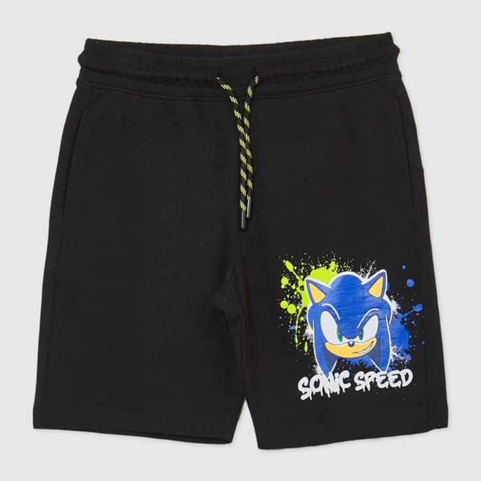 Pantaloncini ginnici stampa Sonic