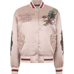 PHILIPP PLEIN Oversized Bomber Patches Strass