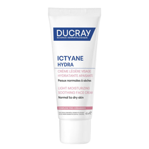 Ictyane Hydra - Crème Légère Visage Hydratante Apaisante 40 ml