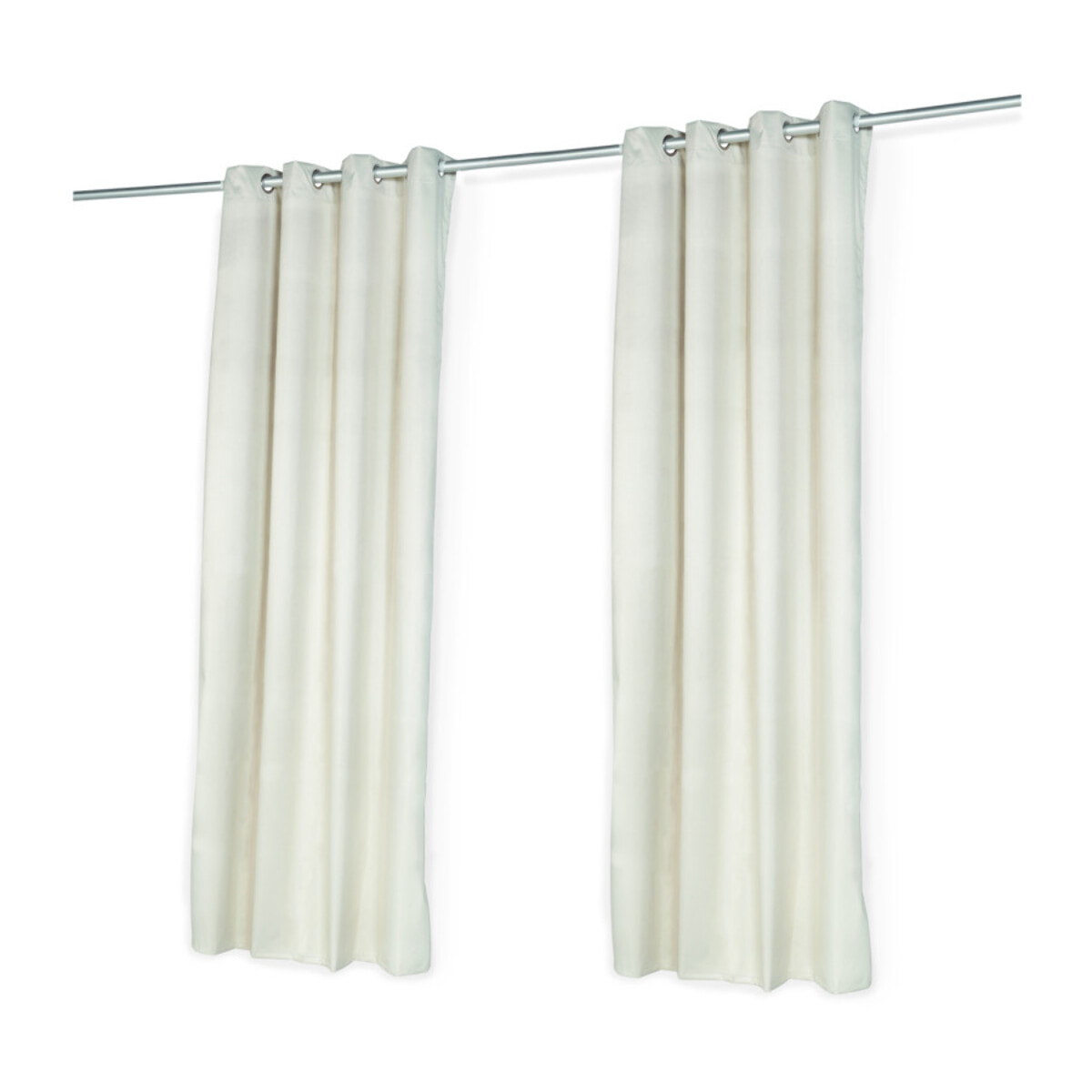 Rideaux thermiques beiges 135x240 cm - lot de 2