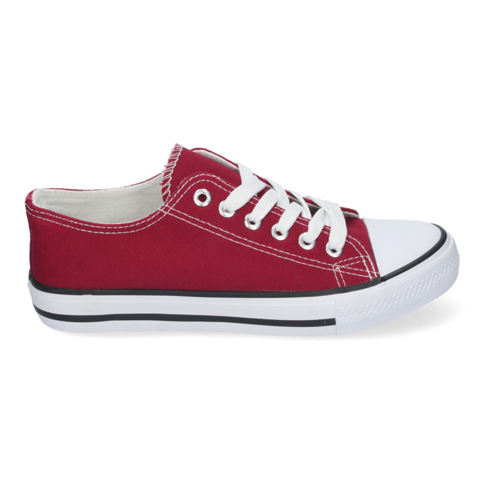 Zapatilla Plana de Mujer, Comoda, con Material de Lona