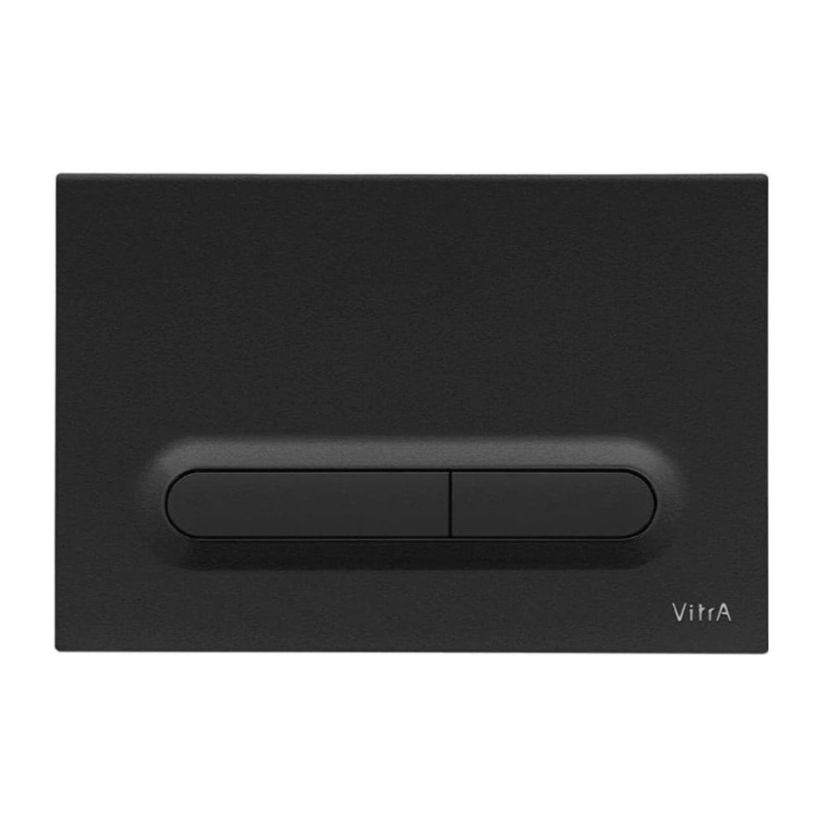 Bâti support 82cm + WC sans bride SAT + Abattant softclose + Plaque noir mat (VUNI82BLACKSATRIMLESS-6)