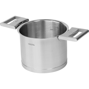 Casserole haute graduée inox Strate amovible   diamètre 14cm
