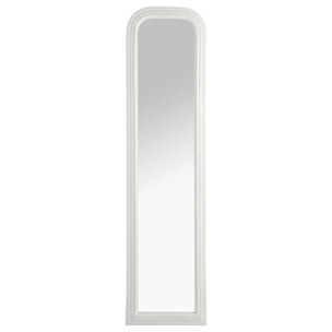 Miroir sur pied "Adele" blanc H160 cm