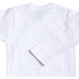 Body bebé manga larga cuello puntilla