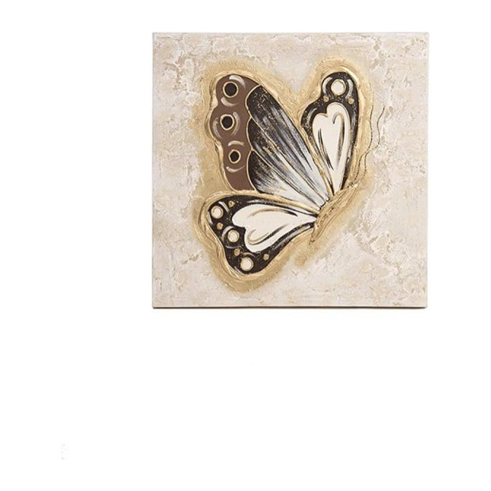 Cuadro artesanal Mariposa Oro