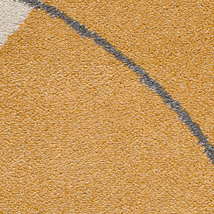 NEW YORK Alfombra con formas en crema, mostaza y azul, varias medidas disponibles