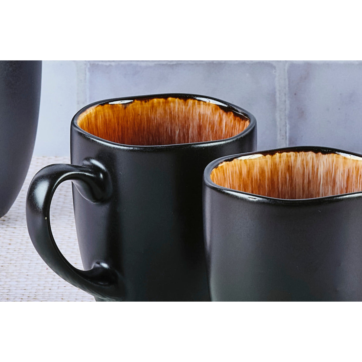 Mug IRIS 40cl - 6 pièces - Marron sauvage