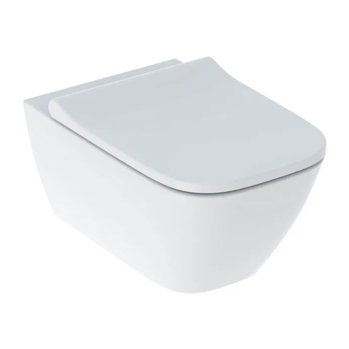 Smyle Square WC suspendu Rimfree avec fixations invisibles, caréné, avec abattant softclose slim, blanc (500.683.01.2)
