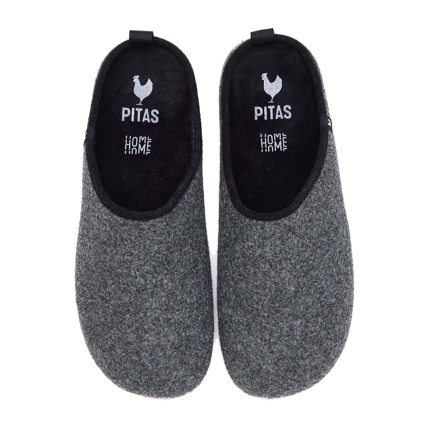 Zapatillas De Casa Lanna Man Negro & Grafito