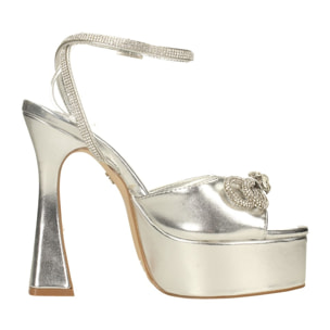 Sandali Donna Tata Italia Argentato