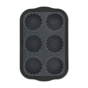Moule 6 mini tartelettes 28 x 18 cm Zenker Silicone fibre de verre