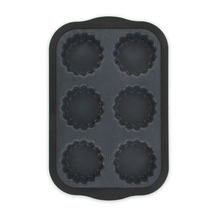 Moule 6 mini tartelettes 28 x 18 cm Zenker Silicone fibre de verre