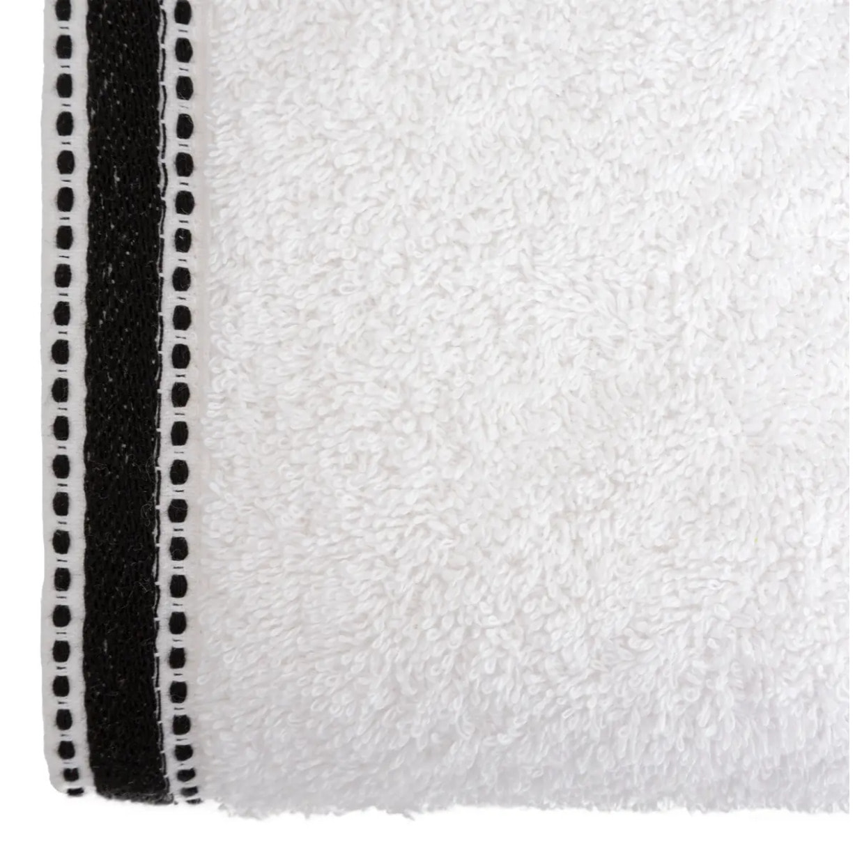 Drap de bain "Joia" coton blanc 100x150cm