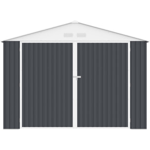 Garage en métal "Houston" 18,56m²  - Anthracite