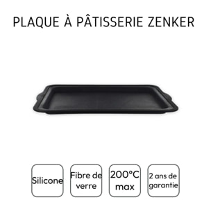 Plaque à pâtisserie rectangle 35 x 26 cm Zenker Silicone fibre de verre