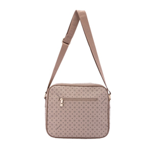 Borsa a tracolla da donna - Modello Iduna - Ecopelle e poliestere - 24.0 x 29.0 x 11.0 cm
