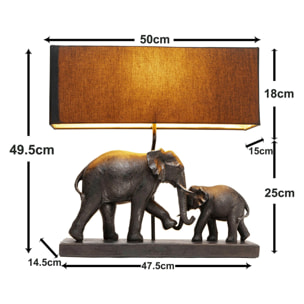 Lampe famille d'éléphants Kare Design