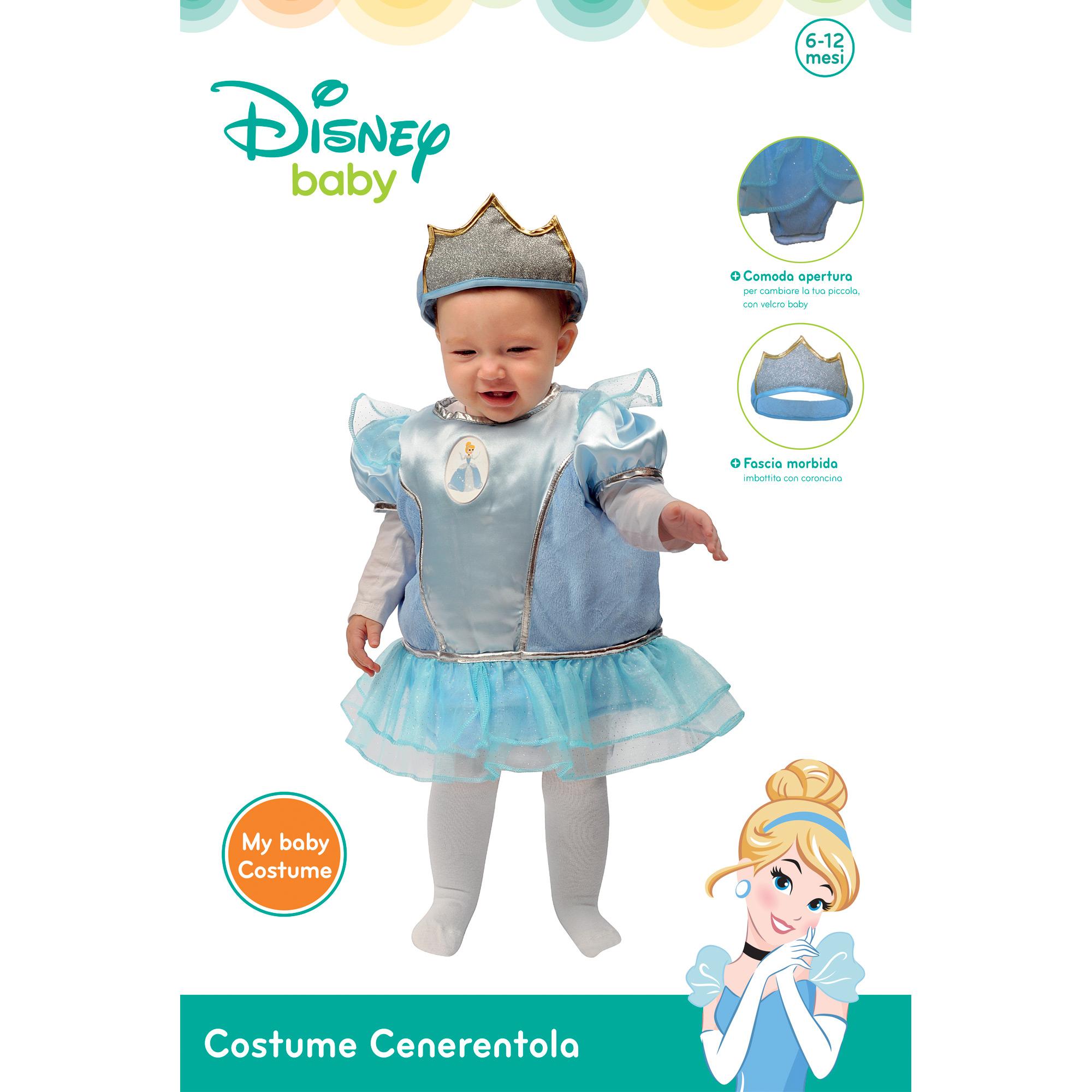 Costume Fagottino Disney Principessa Cenerentola Cinderella Baby