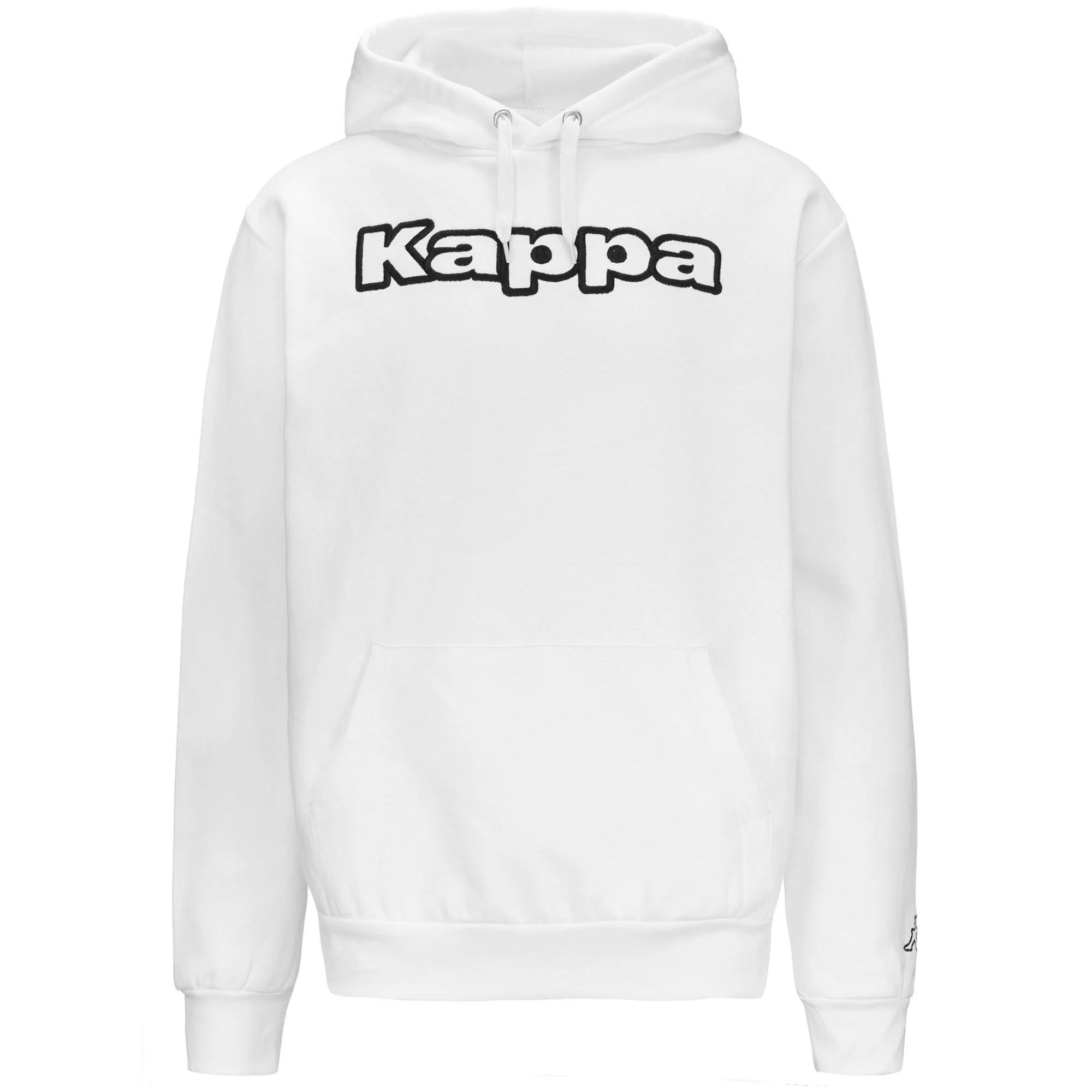 Felpe Kappa Uomo LOGO KORPO DAFERS Bianco