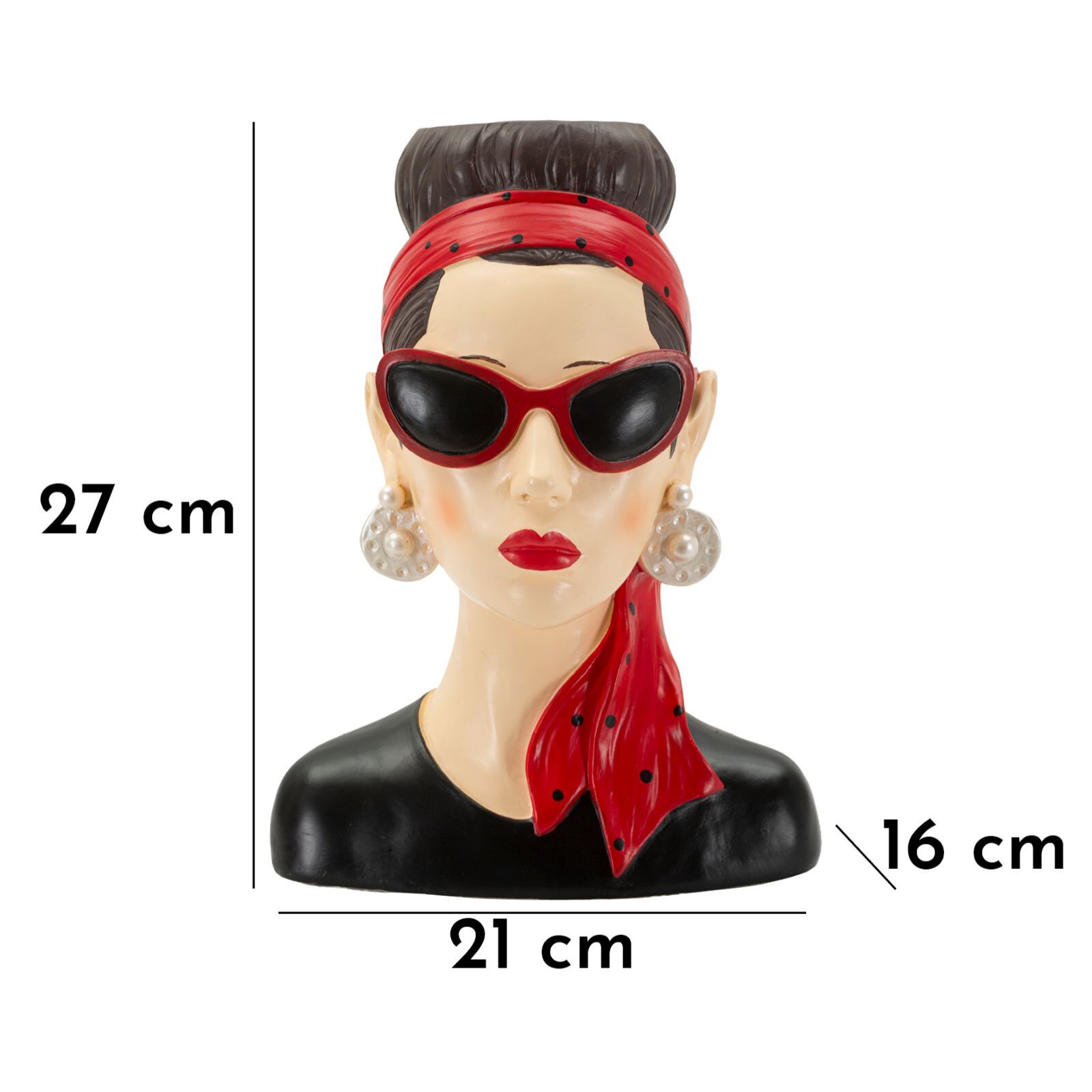 VASO DONNA HOLLYWOOD -B- CM 21X16X27