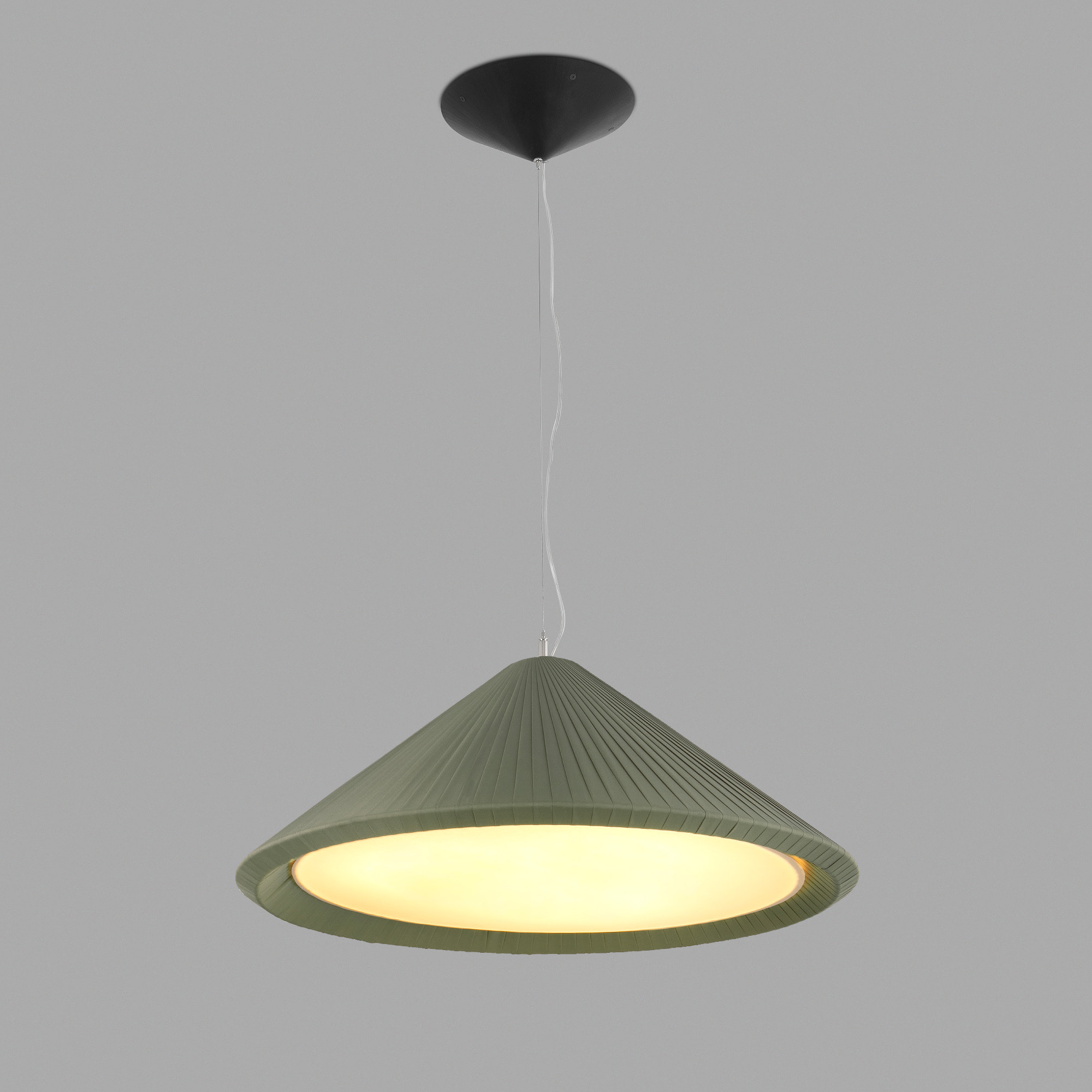 SAIGON IN 700 Lampe suspension vert olive