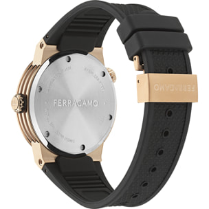 Ferragamo Reloj Analógico De Cuarzo Gmt Ha-F-80 Gmt Worldtime -Fw