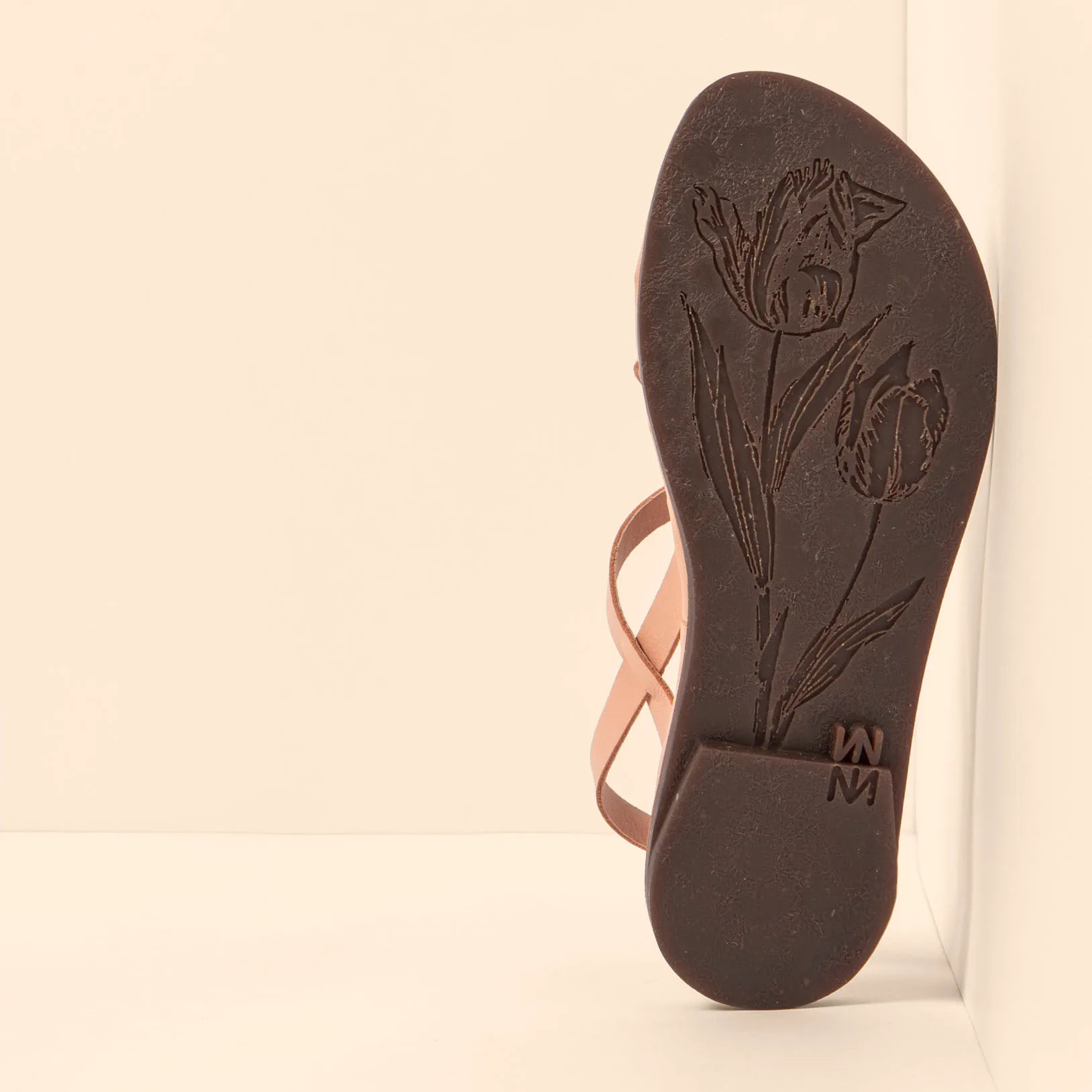Sandalias N5694 SOFT NAPPA SALMON / TULIP color Salmon