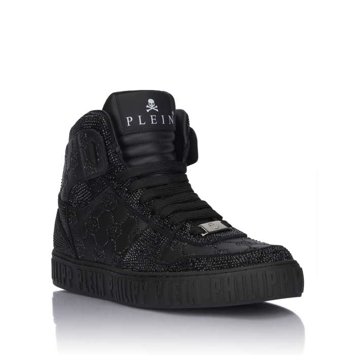 PHILIPP PLEIN Scarpe da ginnastica alte MONOGRAM