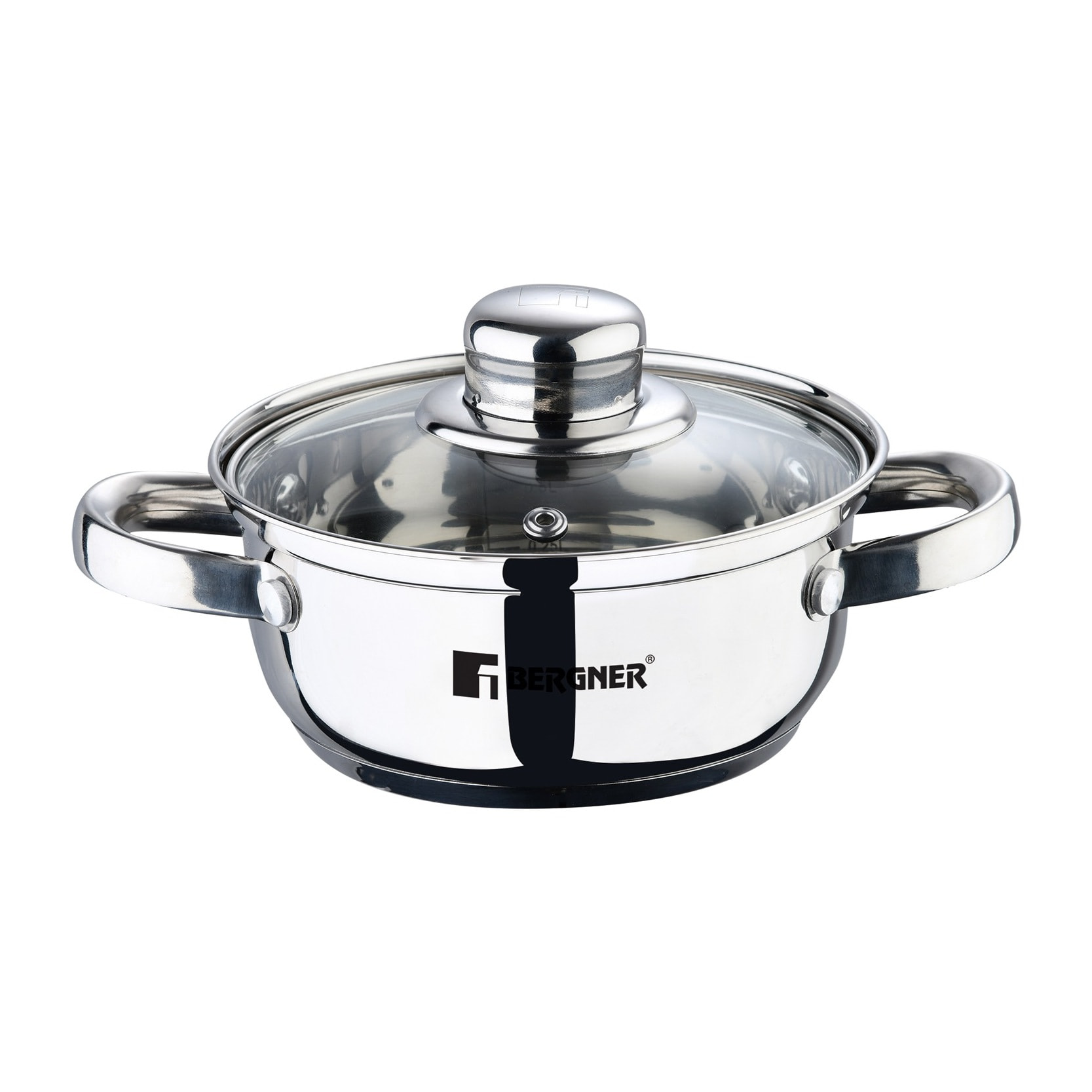 Batería de Cocina de 8 piezas en acero inoxidable Viena Bergner