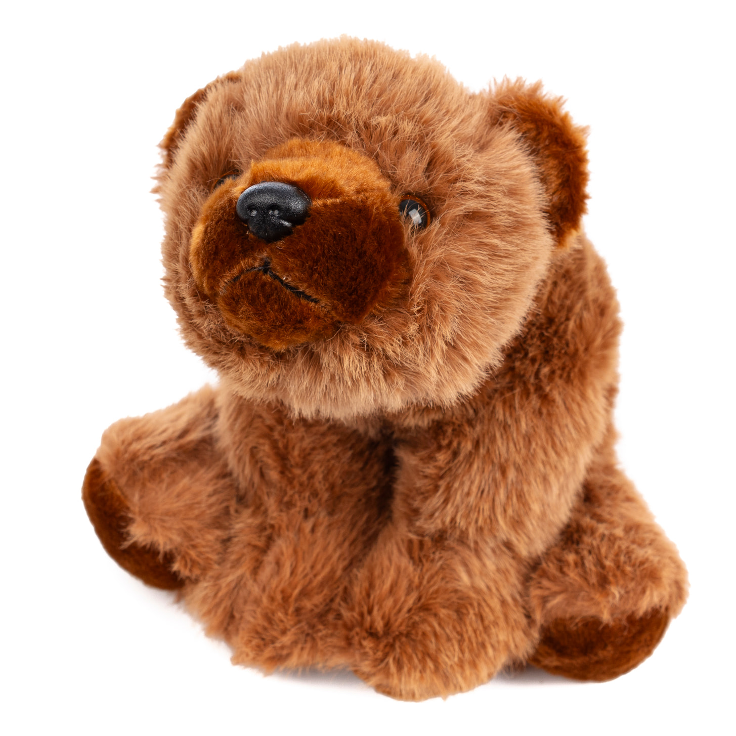Peluche extra morbido e soffice. Design orso bruno. 30 cm.