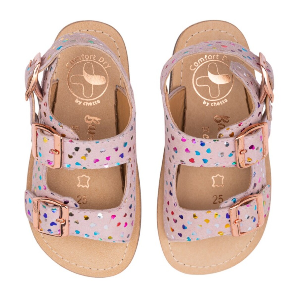 SANDALIA BAREFOOT PIEL CHETTO TIPO BIO ROSA