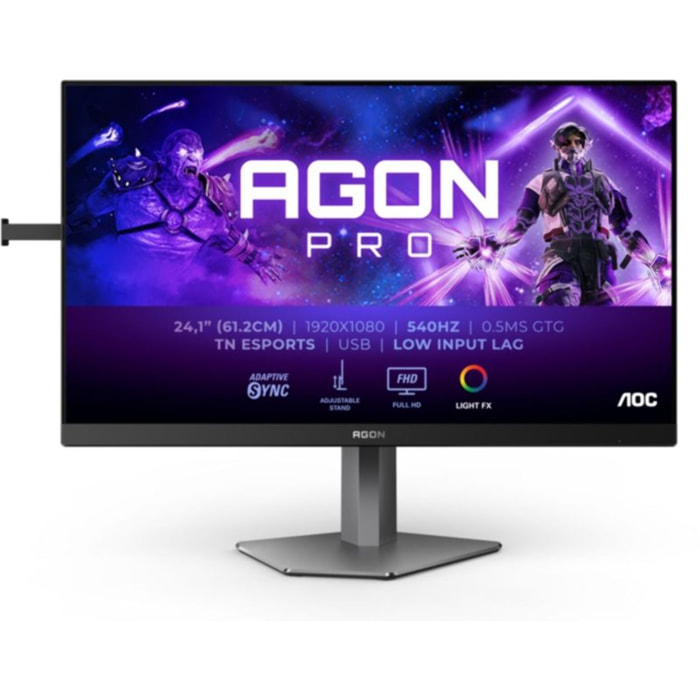 Ecran PC Gamer AOC AGON PRO 24" Full HD 540Hz Ultra Fast TN HDMI 2.1 AMD FreeSync