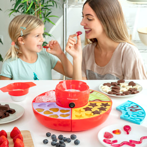 Machine à Bonbons Gélifiés et Fondue au Chocolat2 en 1 Yupot InnovaGoods