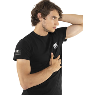 Camiseta de algodón de manga corta con parche "Selective".