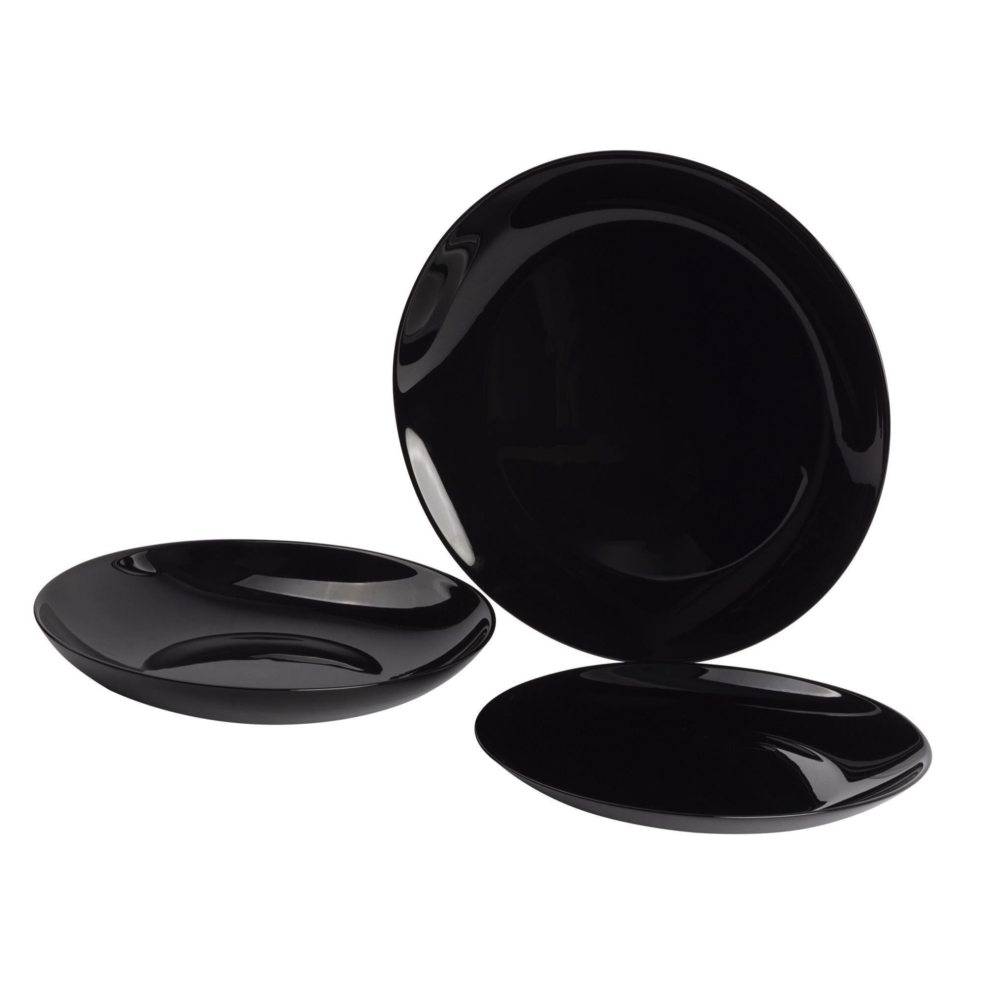 Juego de vajilla de 12pzs negro san ignacio