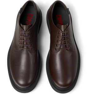 Zapatos de cordones - CAMPER Norman - Marron - Cuero liso
