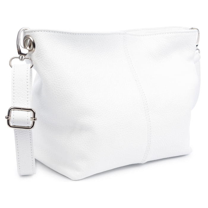 Battifollo Borsa a spalla Donna. Pelle autentica Dollaro.