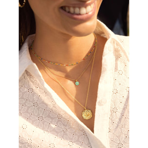 Collana Solstice Sun Placcato Oro