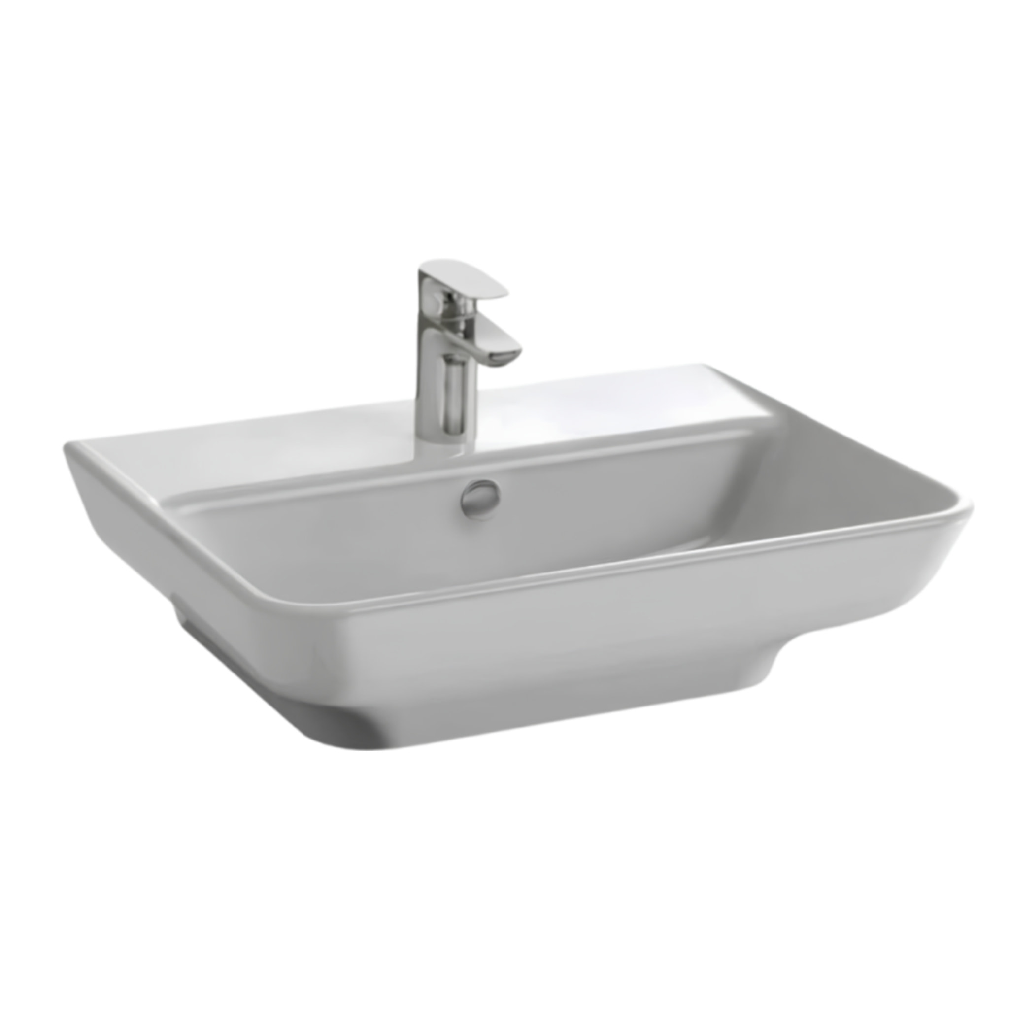Lavabo PMR Struktura meulé, Blanc