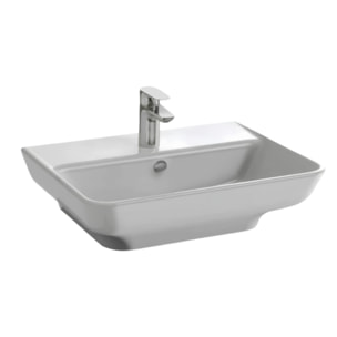 Lavabo PMR Struktura meulé, Blanc