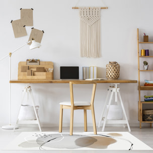 Alfombra de vinilo CERAMIKO, Nadia, diseño moderno [Diam] 180 cm