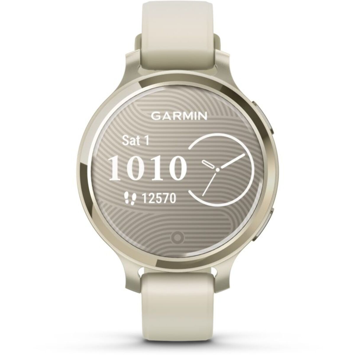Montre sport GARMIN Lily 2 Active Lunar Gold Silicone blanc
