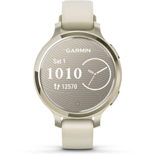 Montre sport GARMIN Lily 2 Active Lunar Gold Silicone blanc